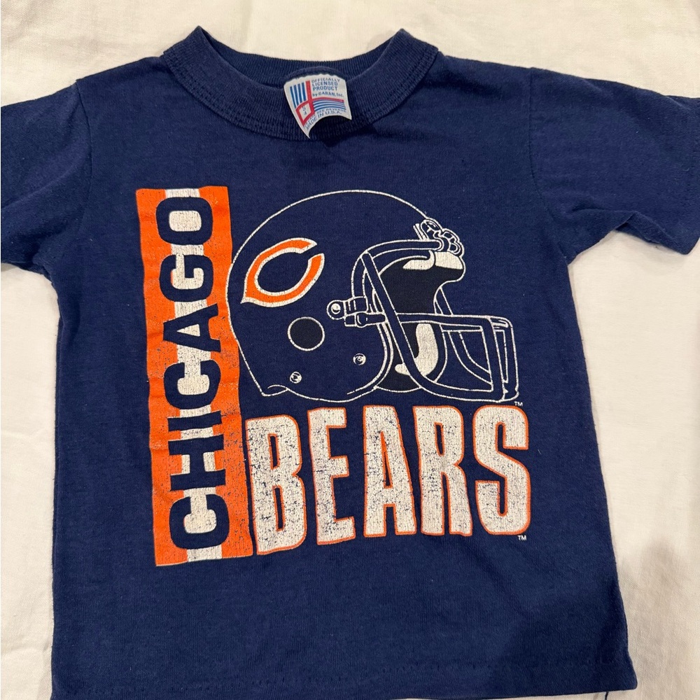 Vintage Chicago Bears Navy Blue T-Shirt